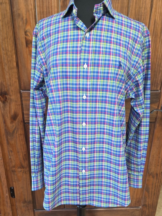 Ralph Lauren Other - Ralph Lauren Multicolor Plaid Button-Down Shirt (Blue, Green, Yellow, Pink) - M